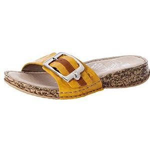 Rieker dames 61187 sandaal, geel, 41 EU