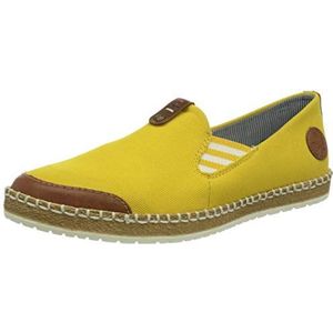 Rieker M2254 slippers voor dames, geel, 40 EU