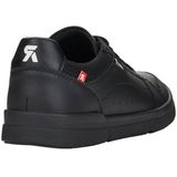 Rieker - Leren Sneakers - Zwart - Vetersluiting - Normale Pasvorm