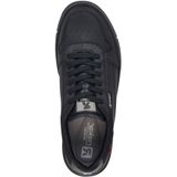 Rieker - Leren Sneakers - Zwart - Vetersluiting - Normale Pasvorm