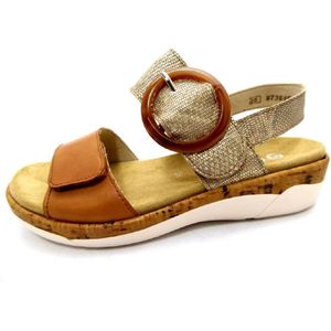 Remonte Keilsandalette, Sommerschuh, Riemchensandale, praktische Klettverschlüsse