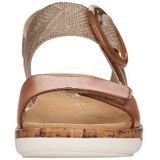 Remonte - R6853 - Sandaal - Noccia Lehm Metallic - Echt Leer - Klittenbandsluiting