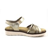 Remonte - D2058 90 - Sandalen - Goud - Nubuck en Metallic