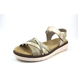 Remonte - D2058 90 - Sandalen - Goud - Nubuck en Metallic