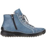 Veterlaarsjes - Effen - Imitatieleer - Ritszakken en Profielzolen