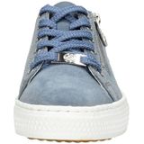 Rieker Dames veterschoenen Veterschoenen Laag - licht blauw - Maat 40