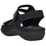 Remonte - D7647-01 - Sandaal - Zwart/Combi