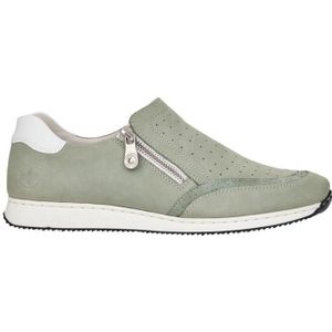 Rieker - 56075 Instappers - Mint - Kunstleer
