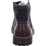 Veterboots - Effen - Imitatieleer/Textiel - Enkellang