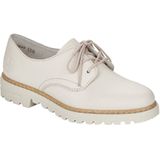 Rieker - Heren Schoenen - Wit - Leer - Vetersluiting