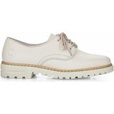 Rieker - Heren Schoenen - Wit - Leer - Vetersluiting
