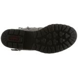 Rieker - Veterlaarsjes - Grijs Gemêleerd/Zwart - Imitatieleer