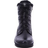 Remonte - Veterboot - Zwart - Leer - Met Lamswollen Voering