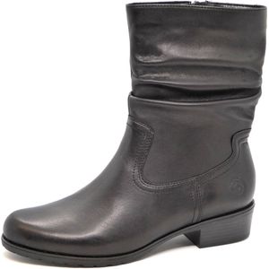 Remonte - D6886-01 - Enkellaarsjes - Zwart - Leer