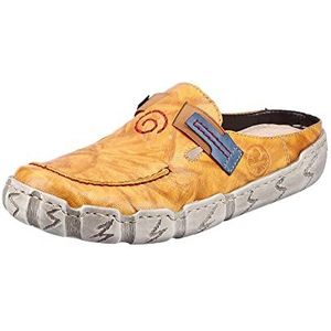 Rieker L0393 Clogs voor dames, geel, 36 EU
