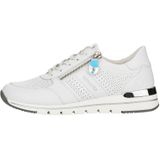 Sneakers - Effen - Leer - Ronde Neus - Platte Hak