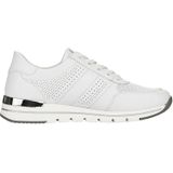 Sneakers - Effen - Leer - Ronde Neus - Platte Hak