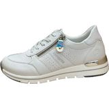 Remonte - Soft Dames Sneaker - Leer - Structuur - Rits