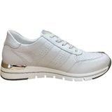 Remonte - Soft Dames Sneaker - Leer - Structuur - Rits