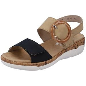 Remonte Keilsandalette, Sommerschuh, Riemchensandale, praktische Klettverschlüsse
