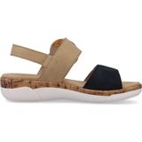 REMONTE R6853 60 sandaal 2 klit beigemulti