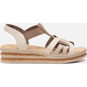 Rieker Sandalen taupe Syntheitsch - Dames - Maat 40