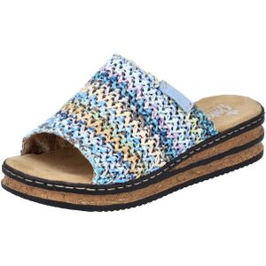 Rieker Damesslippers 62968, kleurrijk, 38 EU, multicolor, 38 EU