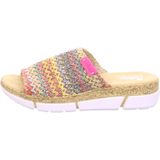 Rieker Pantolette, Keilabsatz, Sommerschuh, Schlappen im Sommerlook