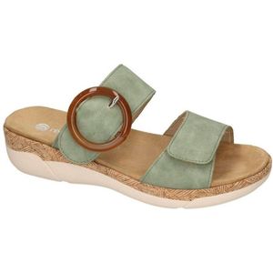 Remonte Damesslippers R6858, vrouwen slip-on, losse inlegzool, Pepermint 52, 38 EU