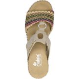 Rieker - V1243 - Slippers - Zwart - Klittenbandsluiting