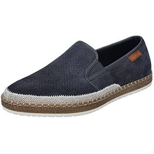 Rieker Heren B5266 Slipper, blauw, 45 EU, blauw, 45 EU