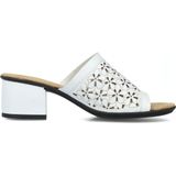 Rieker - 64681-80 - Pantoffels - Wit - Leer