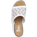 Rieker - 64681-80 - Pantoffels - Wit - Leer