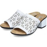 Rieker - 64681-80 - Pantoffels - Wit - Leer