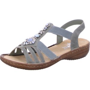 Rieker 60839 damessandalen, groen, 38 EU