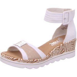 Rieker - Sleehakken - Wit - Kunststof