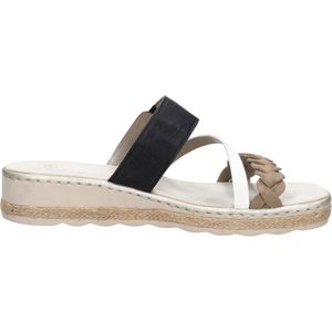 Rieker 61758 sandalen voor dames, Beige combi., 36 EU