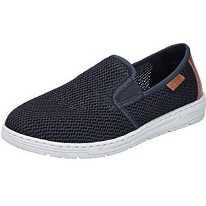 Rieker 8676 mocassinheren, Blauw