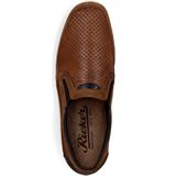 Cognac Instapschoen - Vrijetijdsschoen - Mocassin - Stretch-inzetten