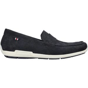 Rieker - Mocassins - Blauw - Suède