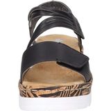 Rieker - V3964 - Damessandalen - Zwart - Klittenbandsluiting - Ademend Ontwerp