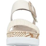 V3950 - Sandalen - Imitatieleer - Color-Blocking - Velcro Sluiting - Open Toe