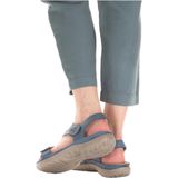 Rieker - Dames Sandalen - Imitatieleer - Zwart - Verstelbare Banden