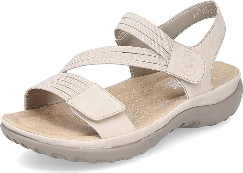 Rieker - 64870-62 Sandalen - Beige - Kunstleer - Antistress zoolconstructie