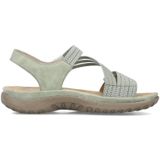 Rieker - Dames Sandalen - Groen - Synthetisch Leer