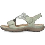 Rieker - Dames Sandalen - Groen - Synthetisch Leer