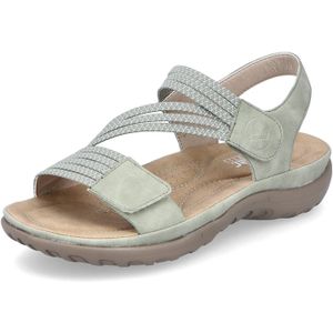 Rieker - Dames Sandalen - Groen - Leer