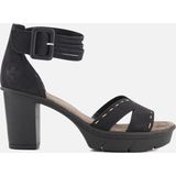 Rieker - Sandalen Hak Zwart