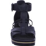 Rieker - Enkellaarsjes - Zwart - Synthetisch Leer - Klittenbandsluiting