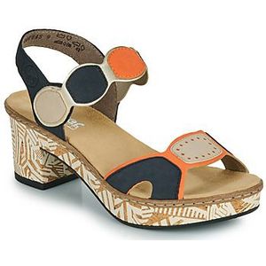 Rieker Dames 63876 sandalen, kleurrijk, 40 EU, multicolor, 40 EU